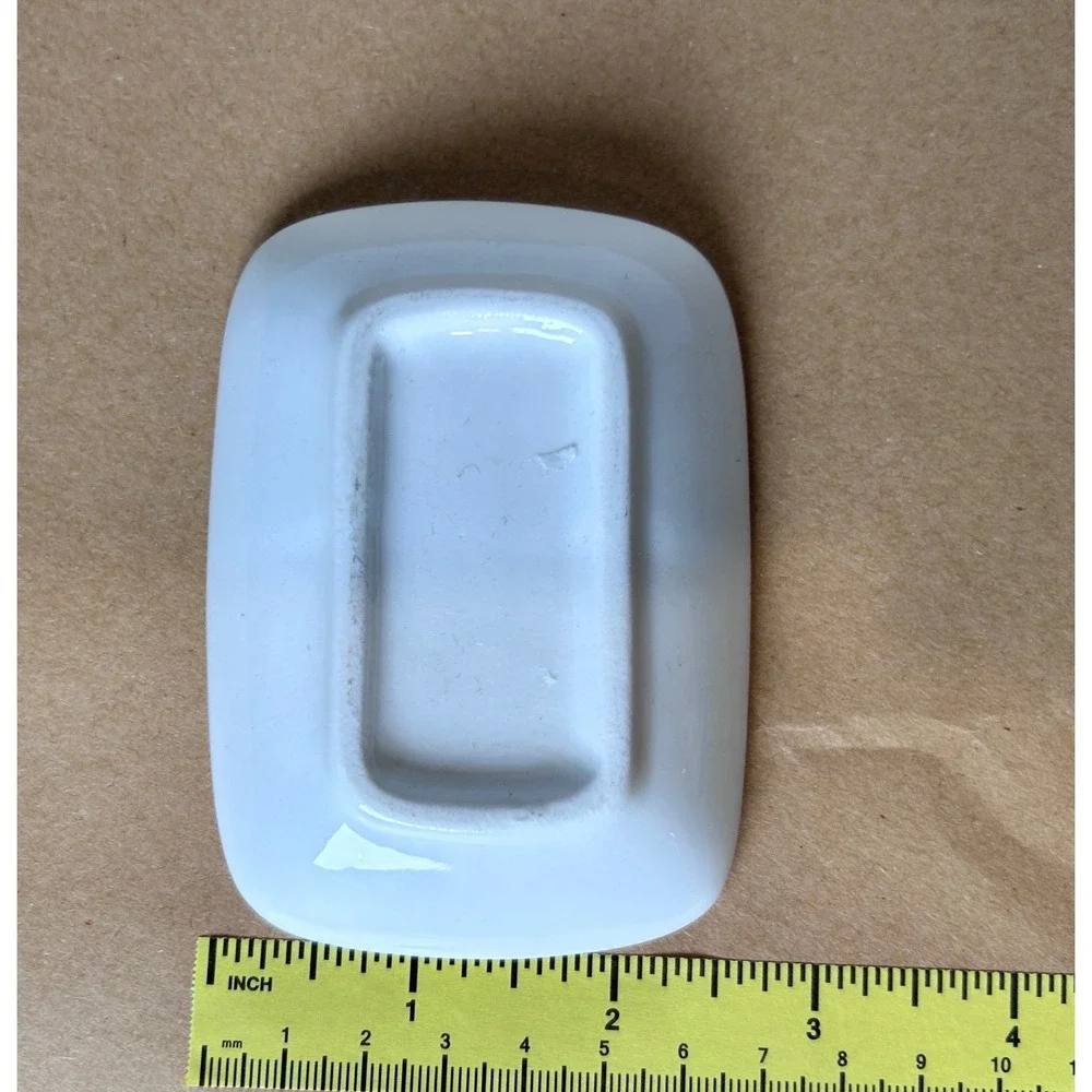 Mr. & Mrs.‎ Ceramic Divided Ring Dish White Jewelry Trinket Tray Wedding Gift